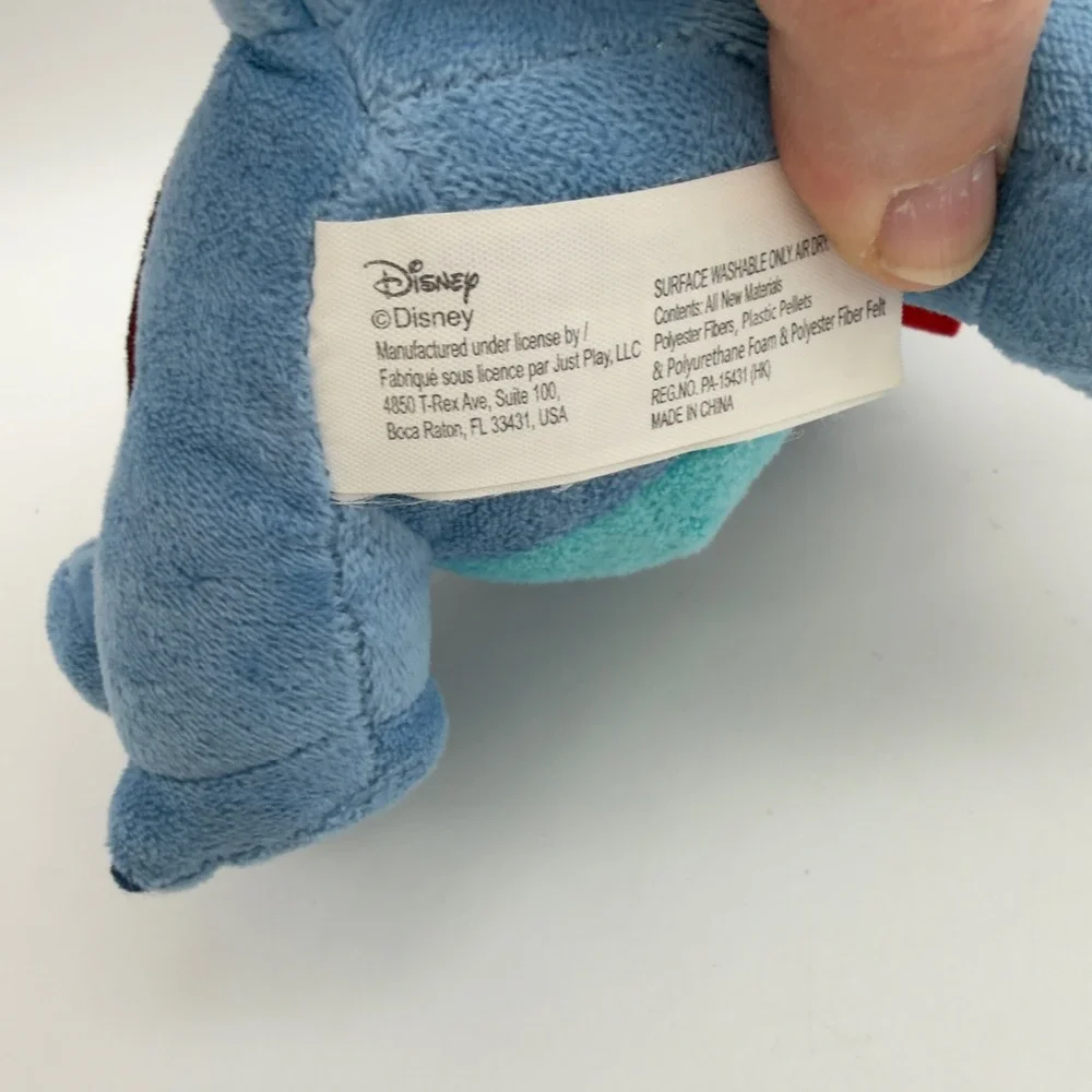 Disney Stitch Vampire Plush Halloween Small Stuffed Animal‎ Cape Fangs Just Play
